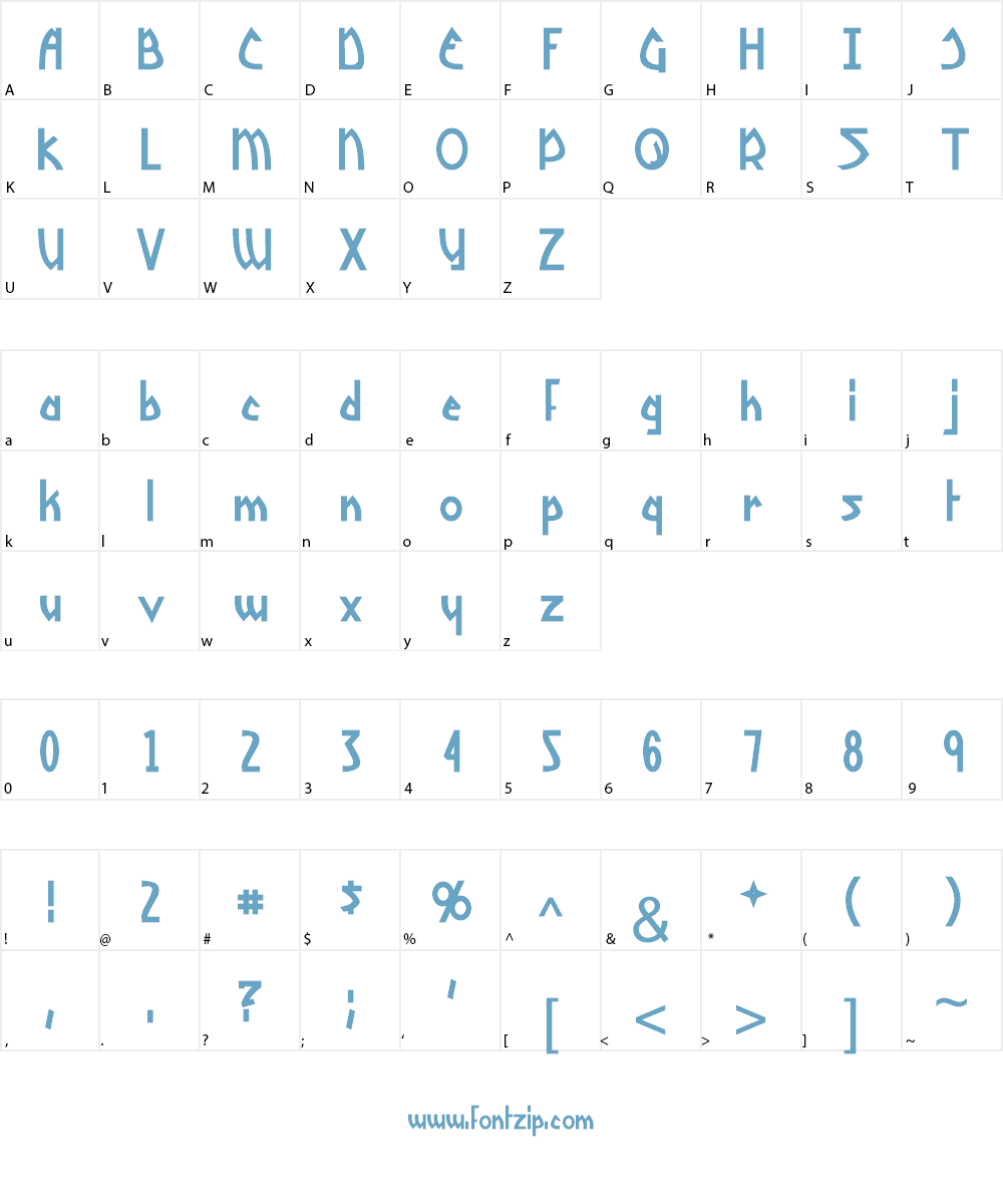 Yoshitoshi Font Character